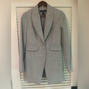 Victoria’s Secret longline grey blazer. In like new condition.